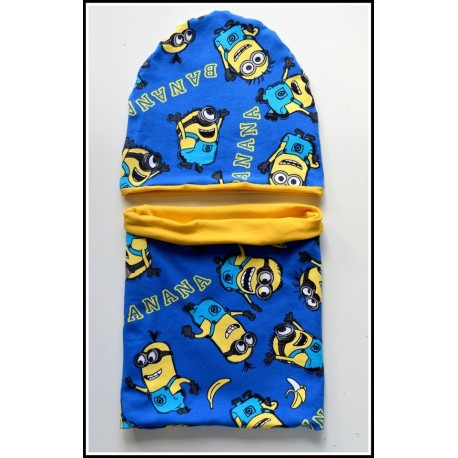 Minionki - czapka i komin